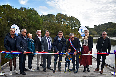 Muzillac - Le tour de l'étang de Pen Mur est inauguré