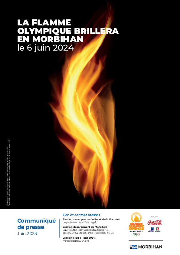 La flamme olympique illuminera le Morbihan le 6 juin 2024